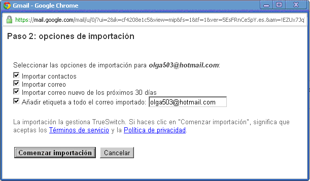 Paso 5. Configuración
